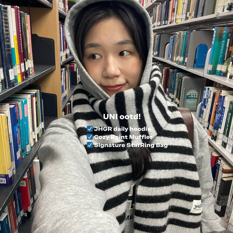 Cozy Point Muffler Black Charcoal