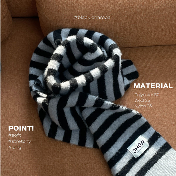 Cozy Point Muffler Black Charcoal