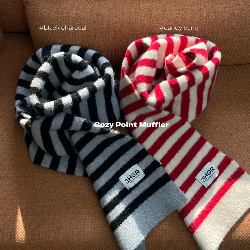 Cozy Point Muffler Black Charcoal