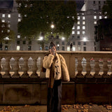 Cozy Point Muffler Matcha Choco