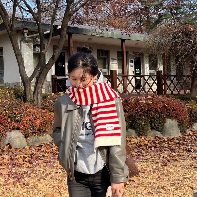 Cozy Point Muffler Candy Cane